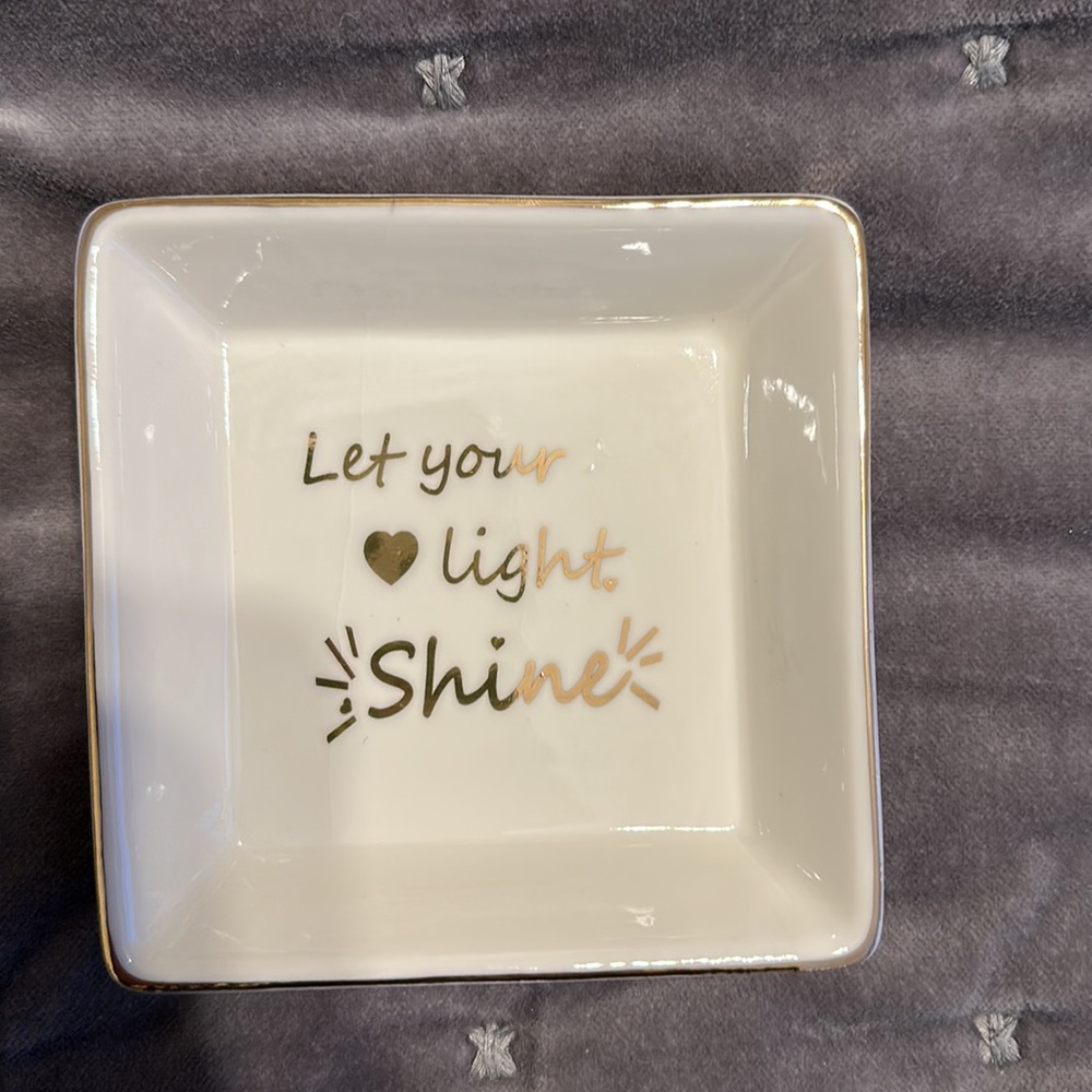 Let Your Light Shine Trinket Tray